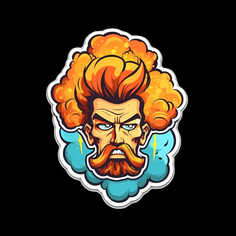Barbe Coiffure Icône