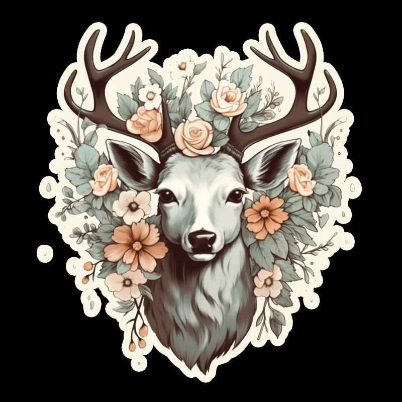 Hirsch Blumen