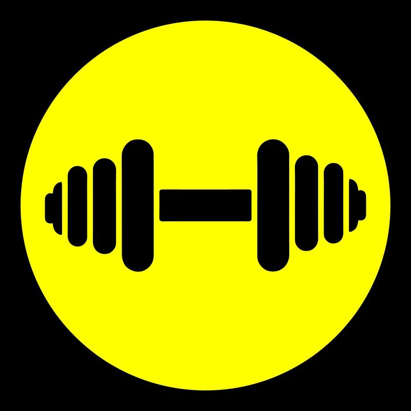 Dumbbell weights icon