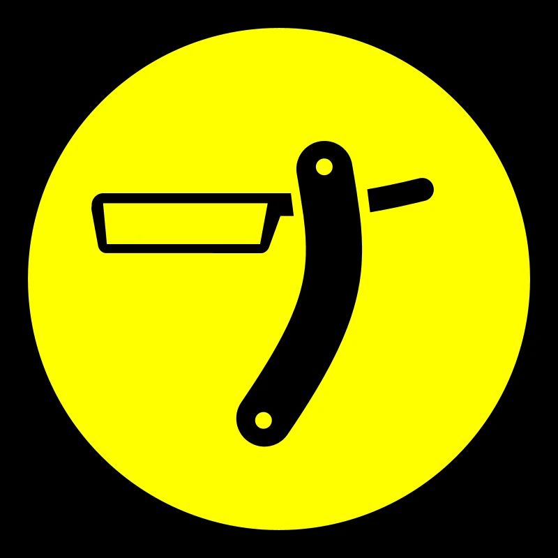 Shaving Barber Circle