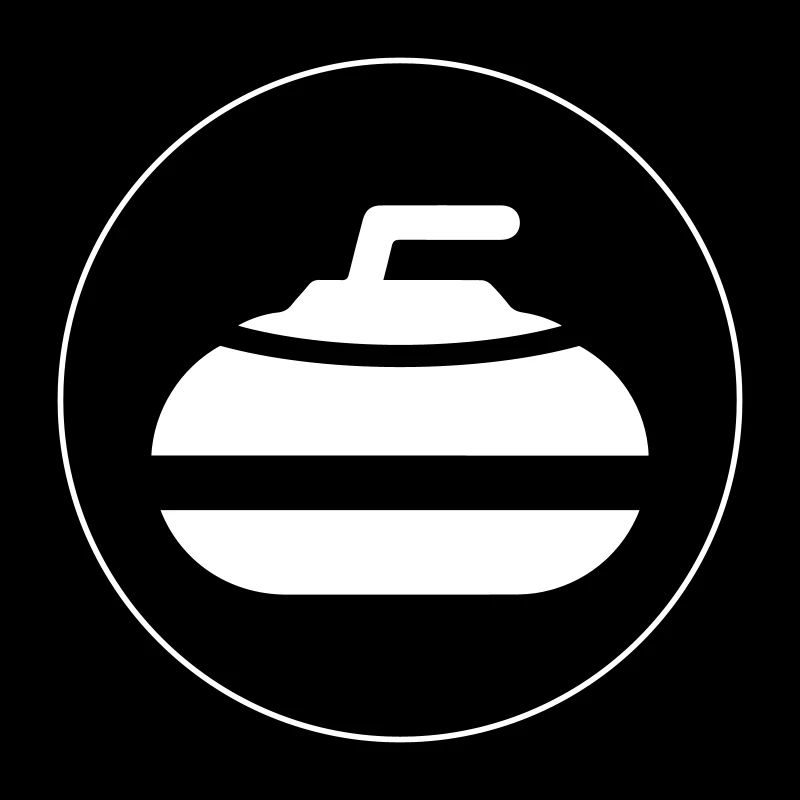 Curling sport circle