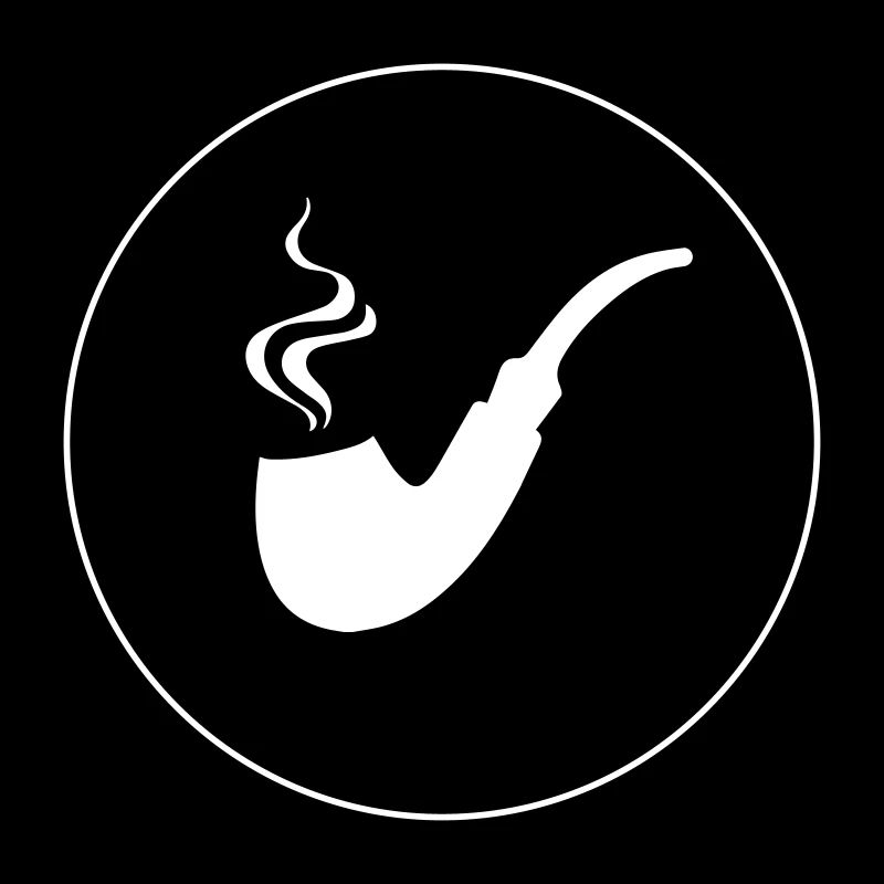 Smoking a pipe
