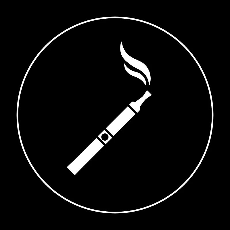 E-Cigarette Silhouette