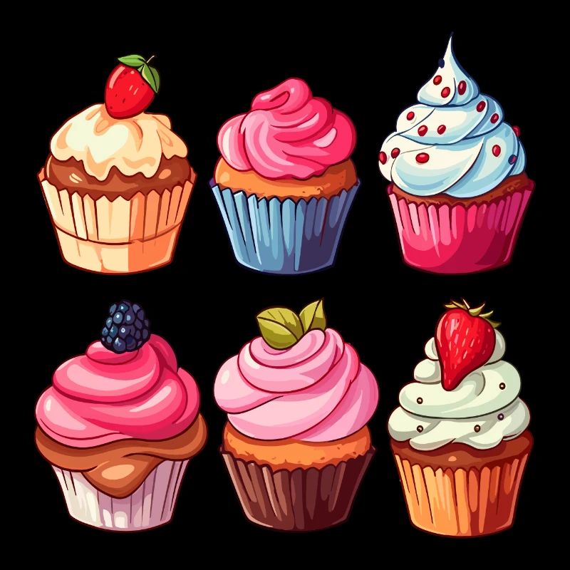 Cupcakes Cupcake Süßigkeiten Backwaren