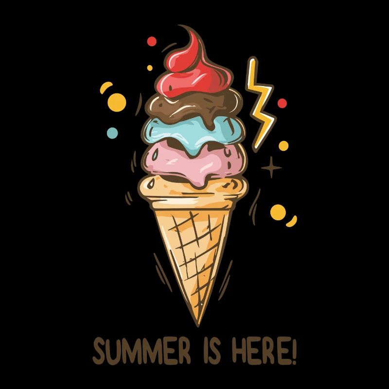 Eis Summer is here Eiscreme Eisdiele Sommerzeit