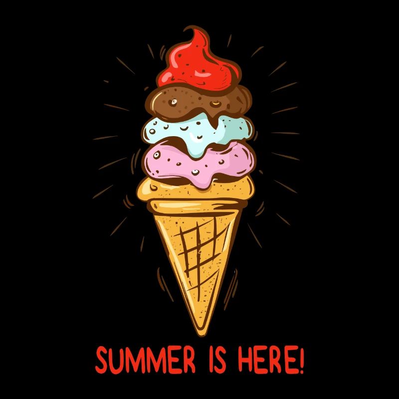 Eis Summer is here Eiscreme Eisdiele Sommerzeit