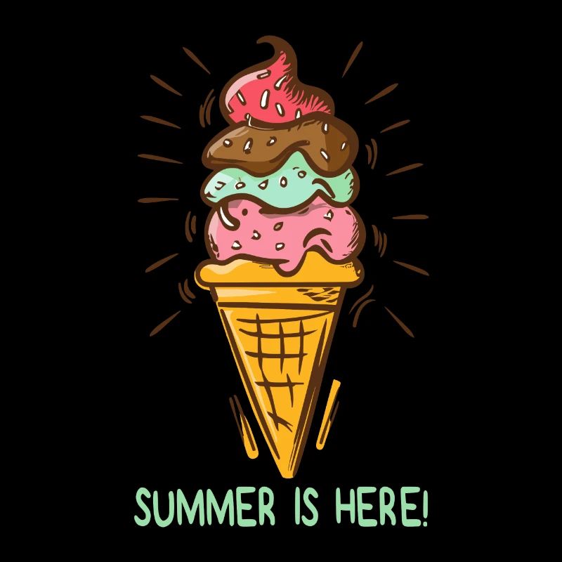 Eis Summer is here Eiscreme Eisdiele Sommerzeit