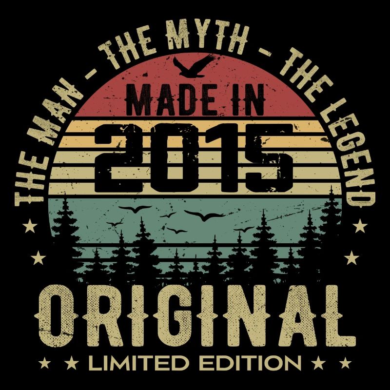 Original 2015 Retro 2015 Geburtstagsgeschenk 2015
