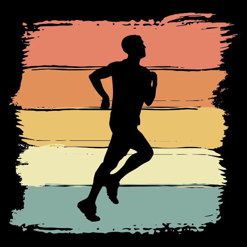 Running retro running vintage