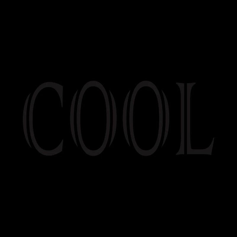 Slogan de dictons de mots à la mode COOL