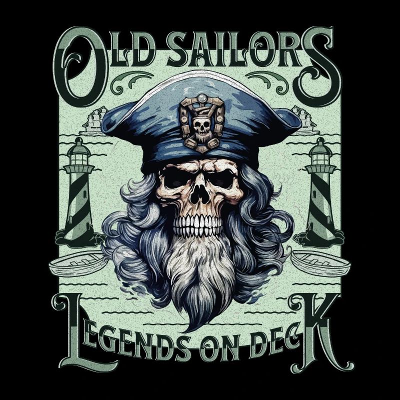 Sailor Skull Skull Captain Ahoy Ship