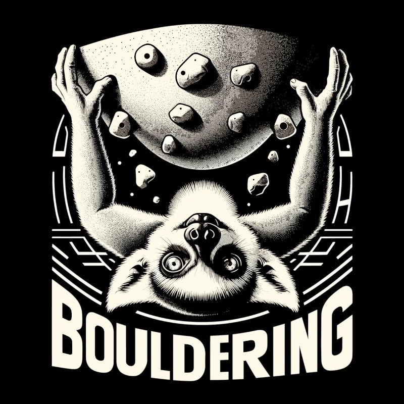 Bouldern Lemur Klettern Geschenk