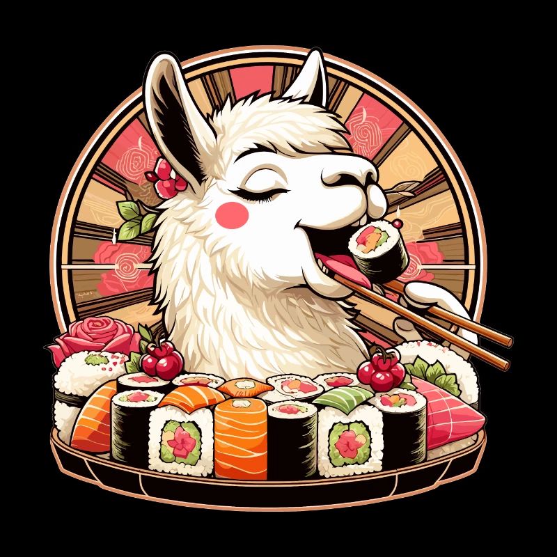 Sushi Lama Maki Geschenk