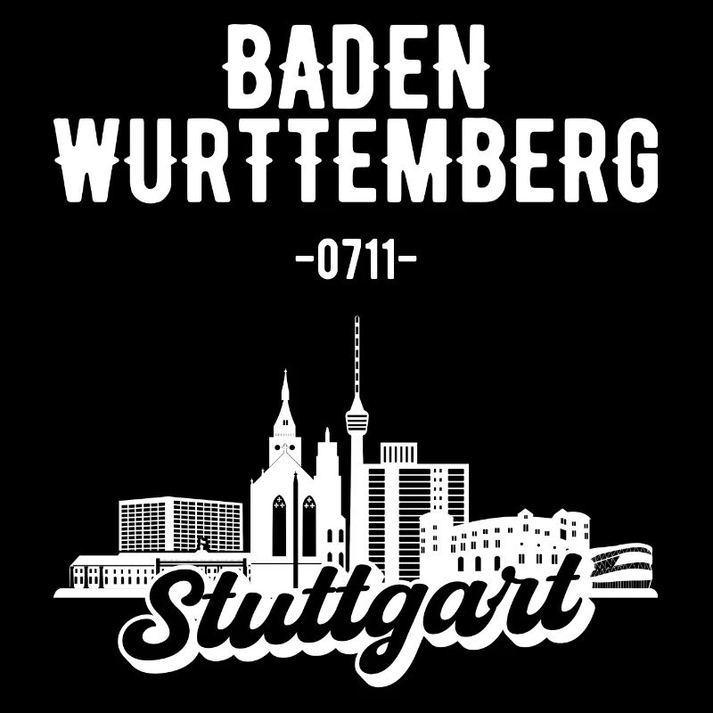 Stuttgart Baden Württemberg Skyline Geschenk