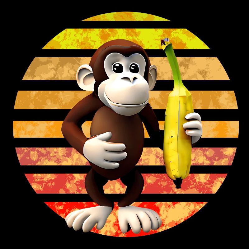 Bananen Affe