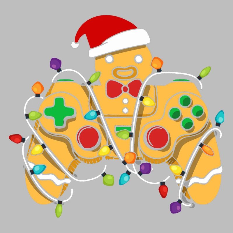 Christmas Gaming Controller Gingerbread