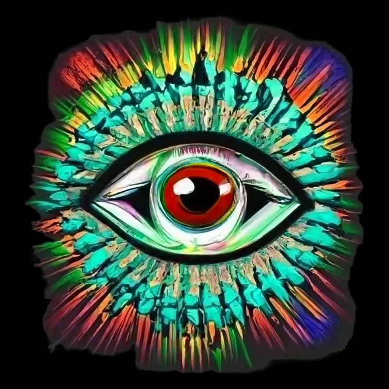 Psychedelisches Auge