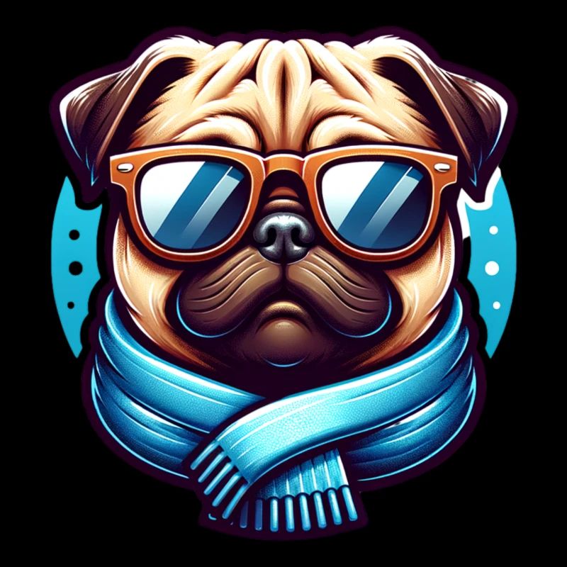 Cool Pug Winter