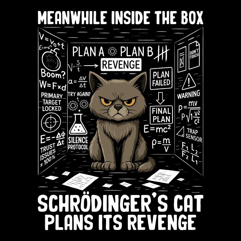 Le chat de Schrödinger planifie sa vengeance
