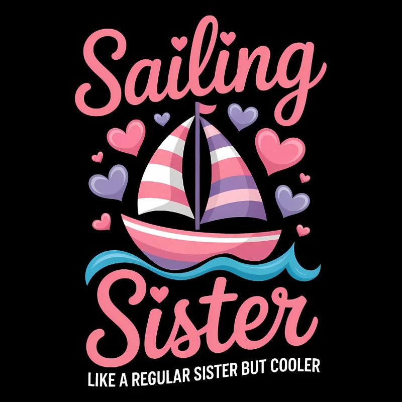 Sailing Saying Sister Sailor Sailing Gift