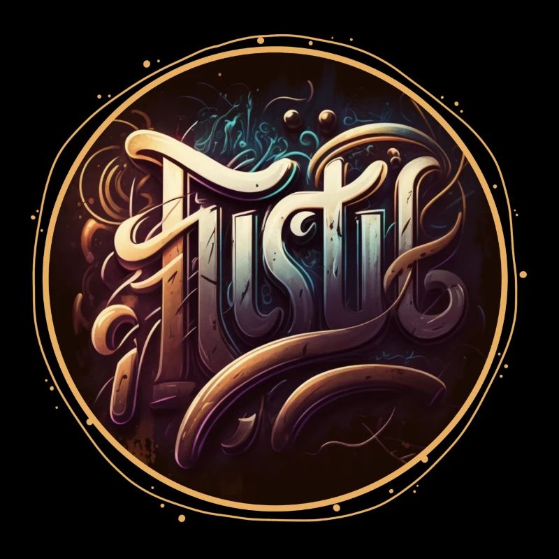 "Hustle" Graffiti Theme 1