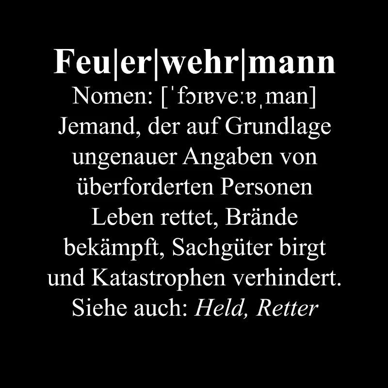 Feuerwehrmann Freiwillige Feuerwehr