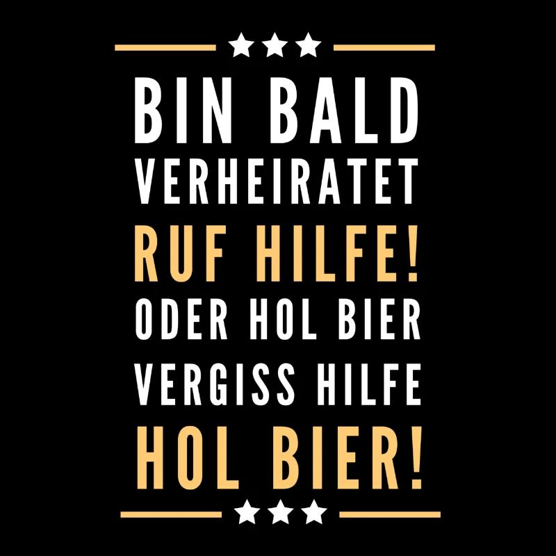 Verheiratet Braut Bräutigam Geschenk Bier