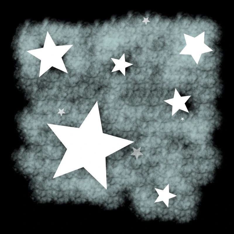 Étoiles dans le ciel nocturne, ciel étoilé.