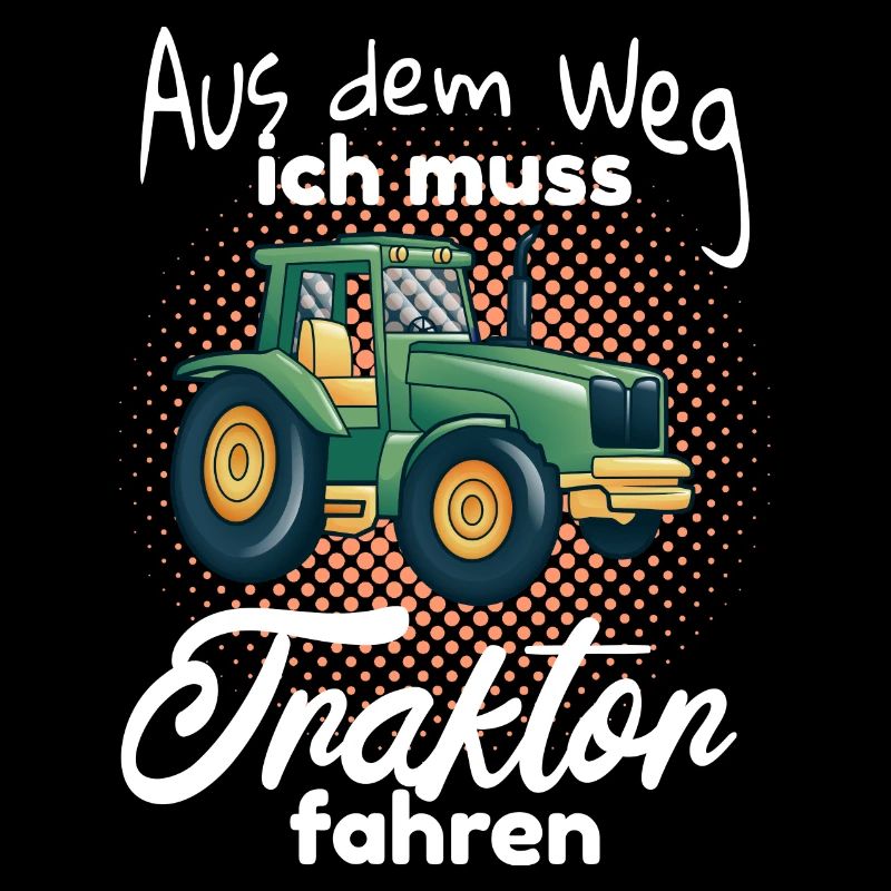 Kinder Traktor fahren Spruch