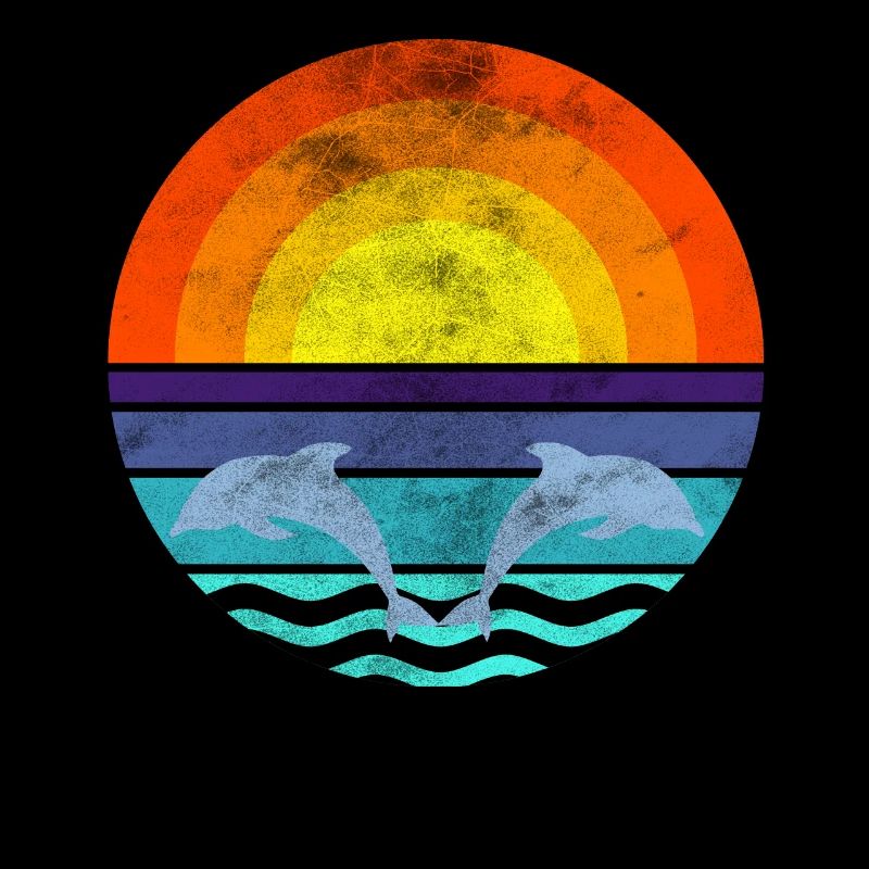 Delfin Mer Coucher de soleil