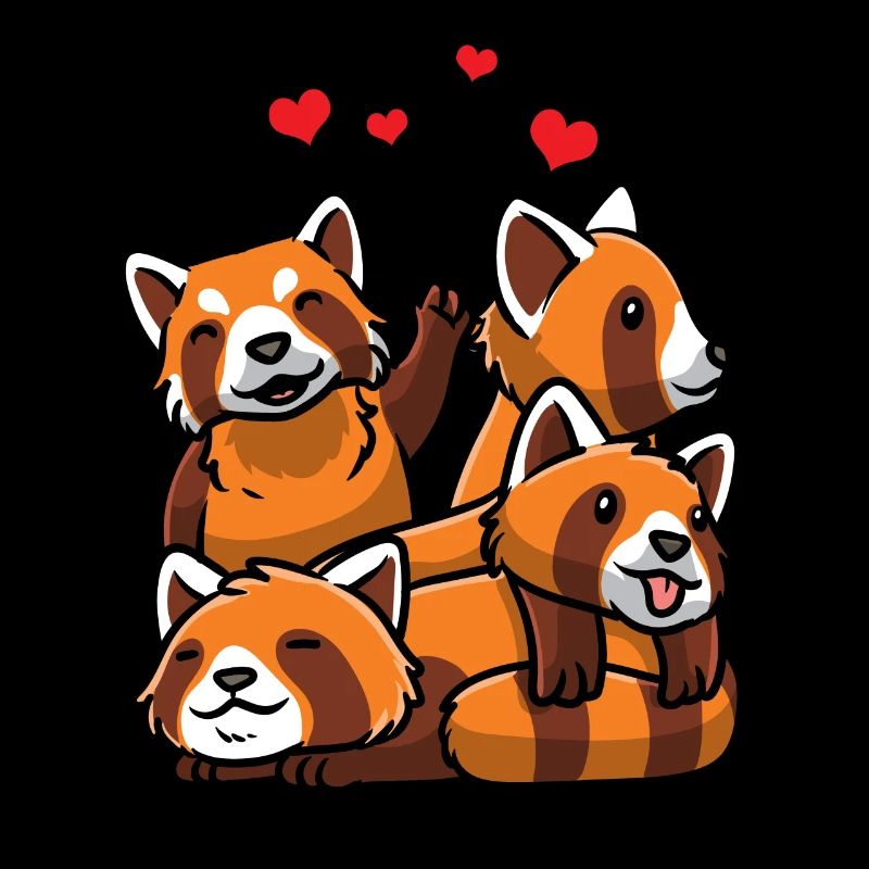 Panda roux kawaii