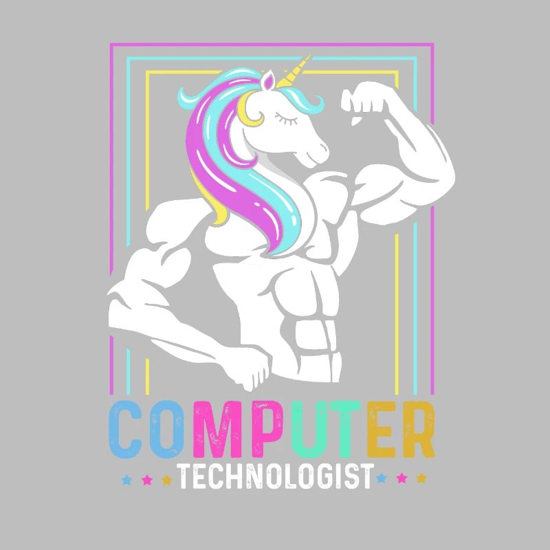Computer Technologist Gift Radiologist Unicorn