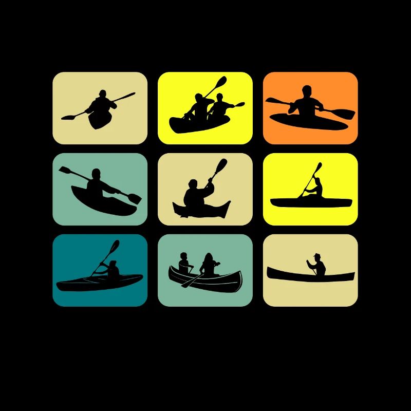 Canoe Gets Me Retro Paddle Together Canoe Paddle