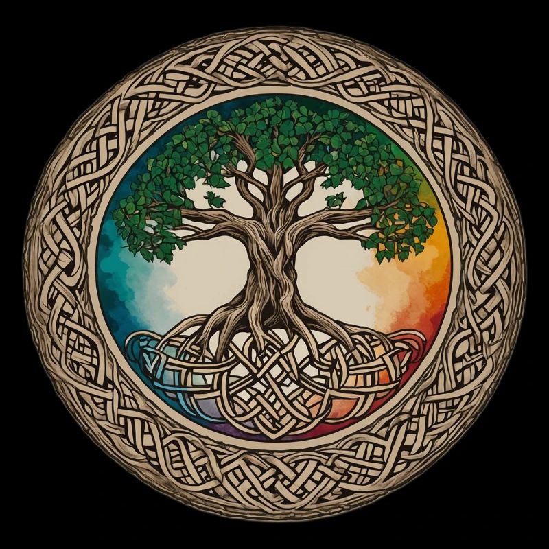 Celtic Knot - Baum des Lebens in keltischem Design