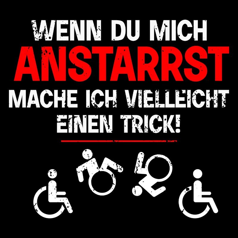 Rollstuhlfahrer, Querschnitt - Anstarrst