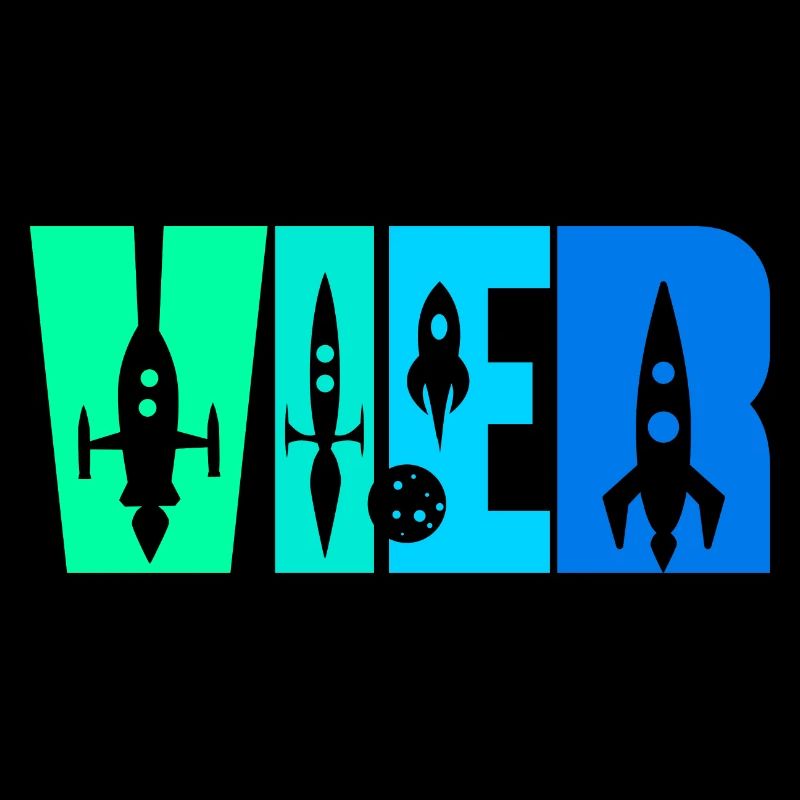 4. Geburtstag Junge 4 Jahre alt Rakete Raumschiff