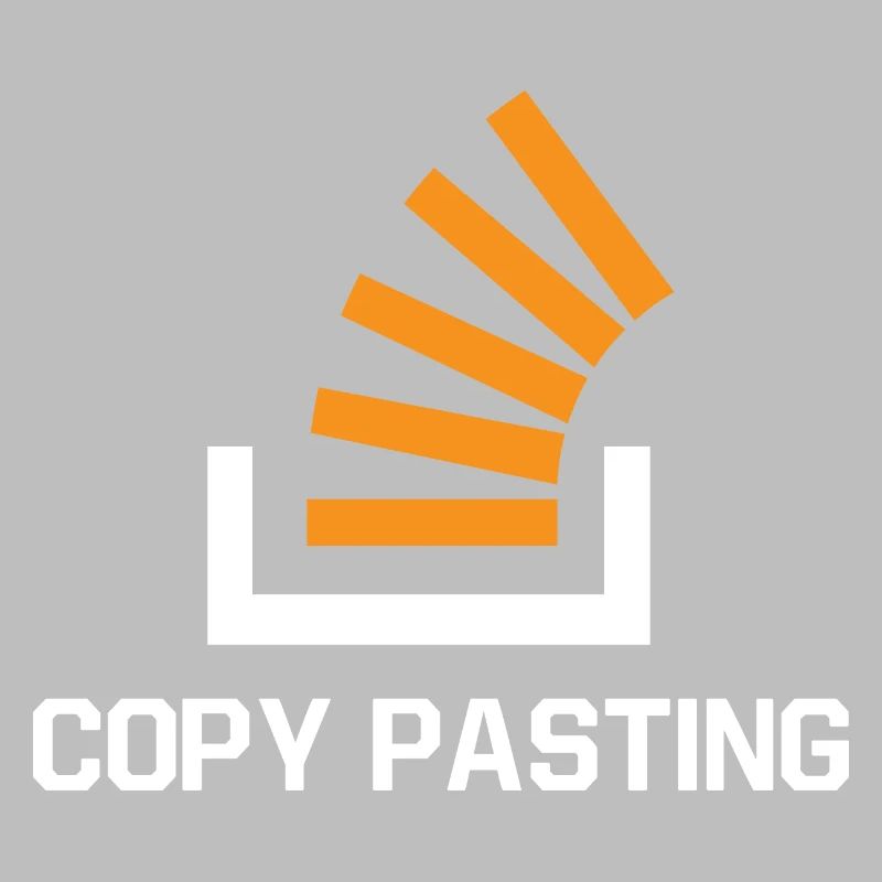 Copy Pasting Programming Coder Software Developer