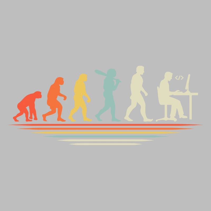 Kaffee-Codierung Evolution Programmierer Entwickler Nerd Coffe