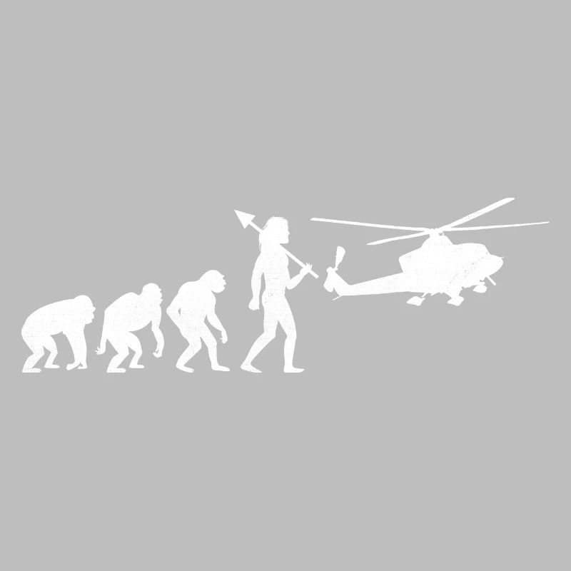 Evolution Hubschrauber Flieger Pilot Chopper Hubschrauber