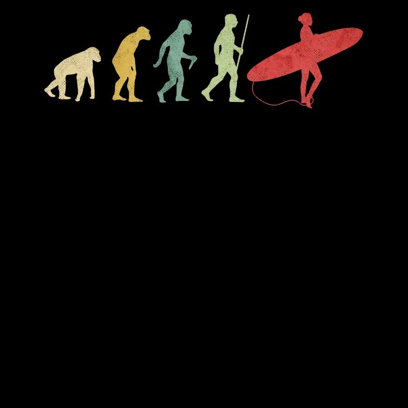 Surfing Board Girl Evolution