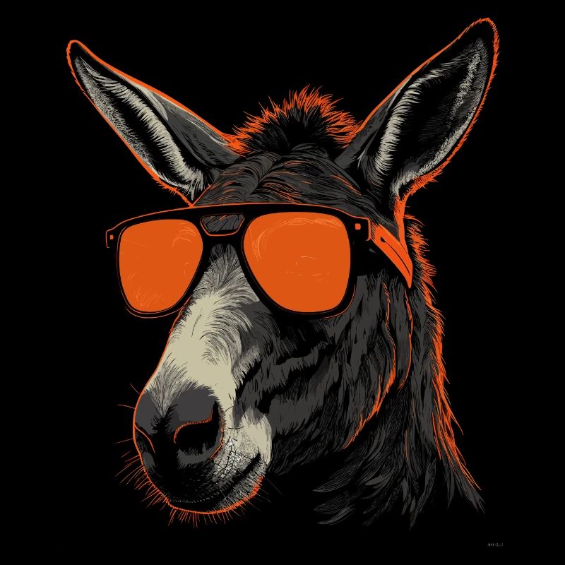 Esel Sonnenbrille