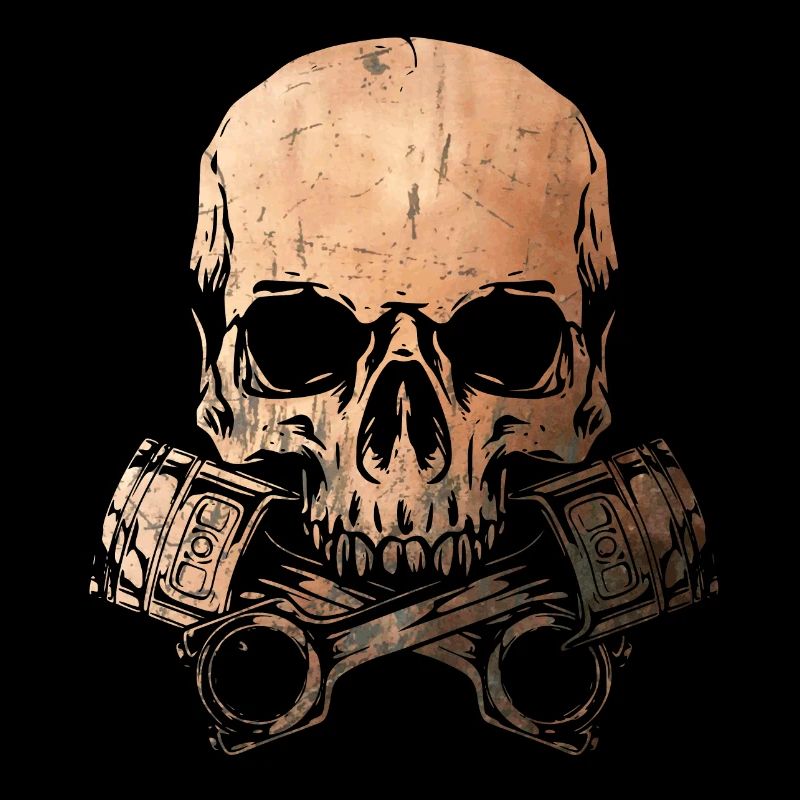 Piston Skull - Schrauber - Mechaniker - Kupfer