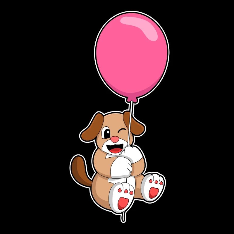 Chien avec ballon