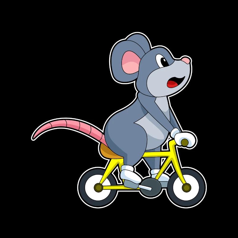 Souris avec vélo