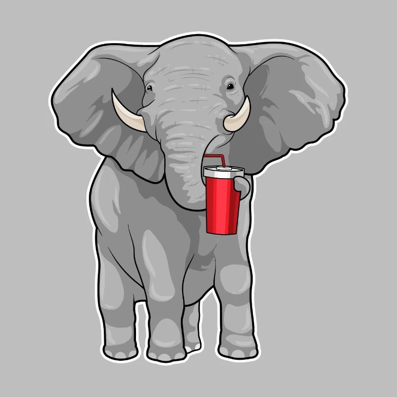 Elefant Trinkbecher