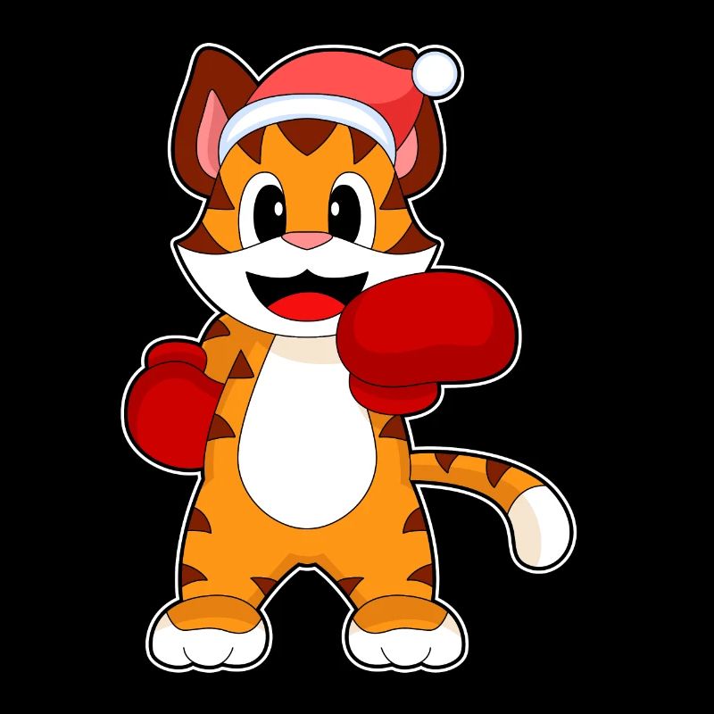 Boxer de Noël tigre