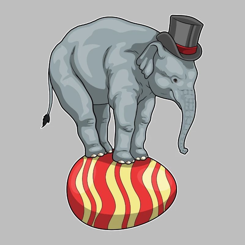 Elephant Easter Easter Egg Circus