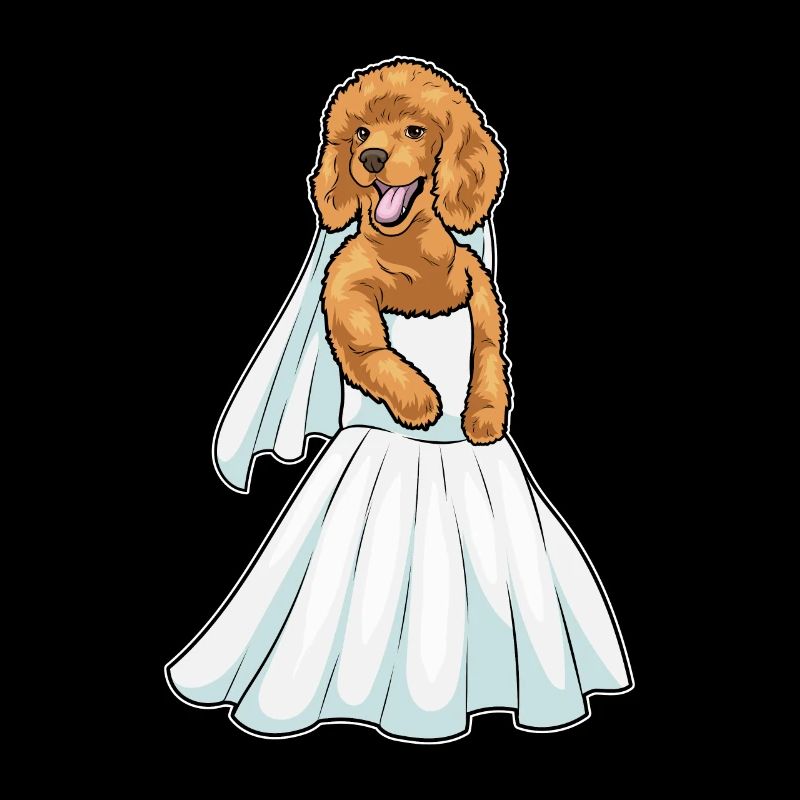 Pudel Braut Kleid Hochzeit
