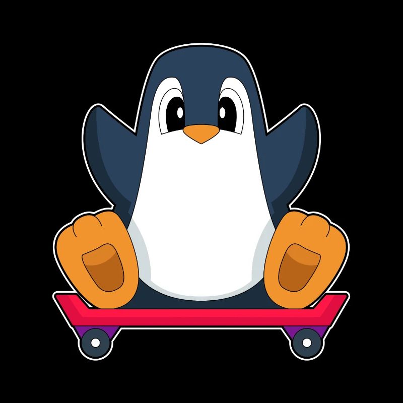 Pinguin Skater Skateboard