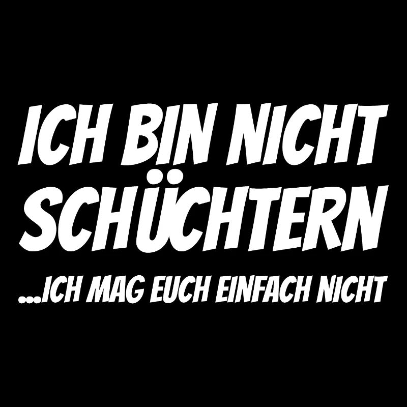 Schüchtern unfreundlich